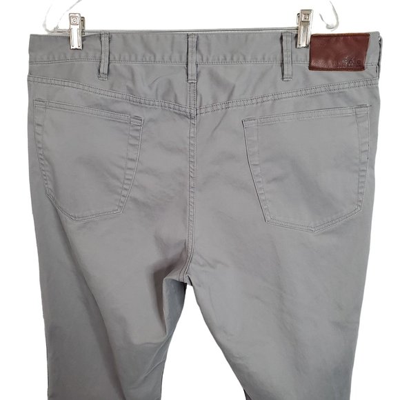 Polo Ralph Lauren Size 38/30 Pants Chinos Stretch Straight Leg Cotton Blend Gray - Picture 5 of 16